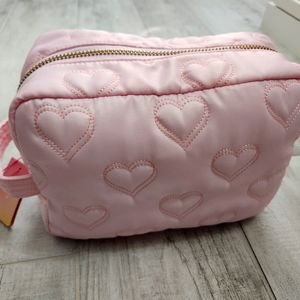 Stoney Clover pink heart pouch